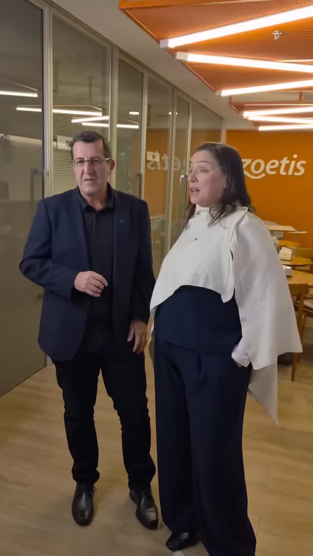 Gravação na sede da Zoetis